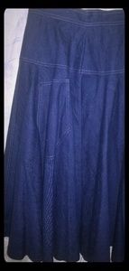 Vintage denim skirt